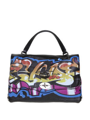 ZANELLATO: totes bags - Postina S Graffiti Wild Style