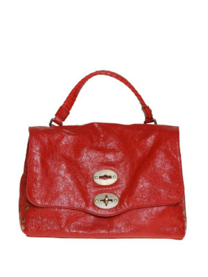 ZANELLATO: totes bags - Postina S Lustro red bag