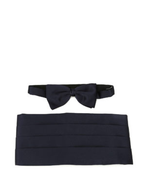Zegna: ties & bow ties - Bow tie and cummerbund tuxedo kit