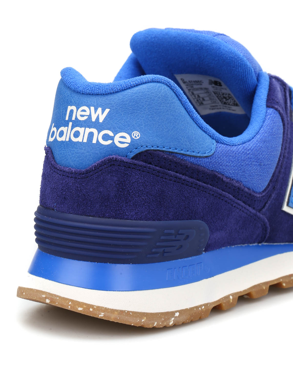 Balance - 574 canvas and suede sneakers 