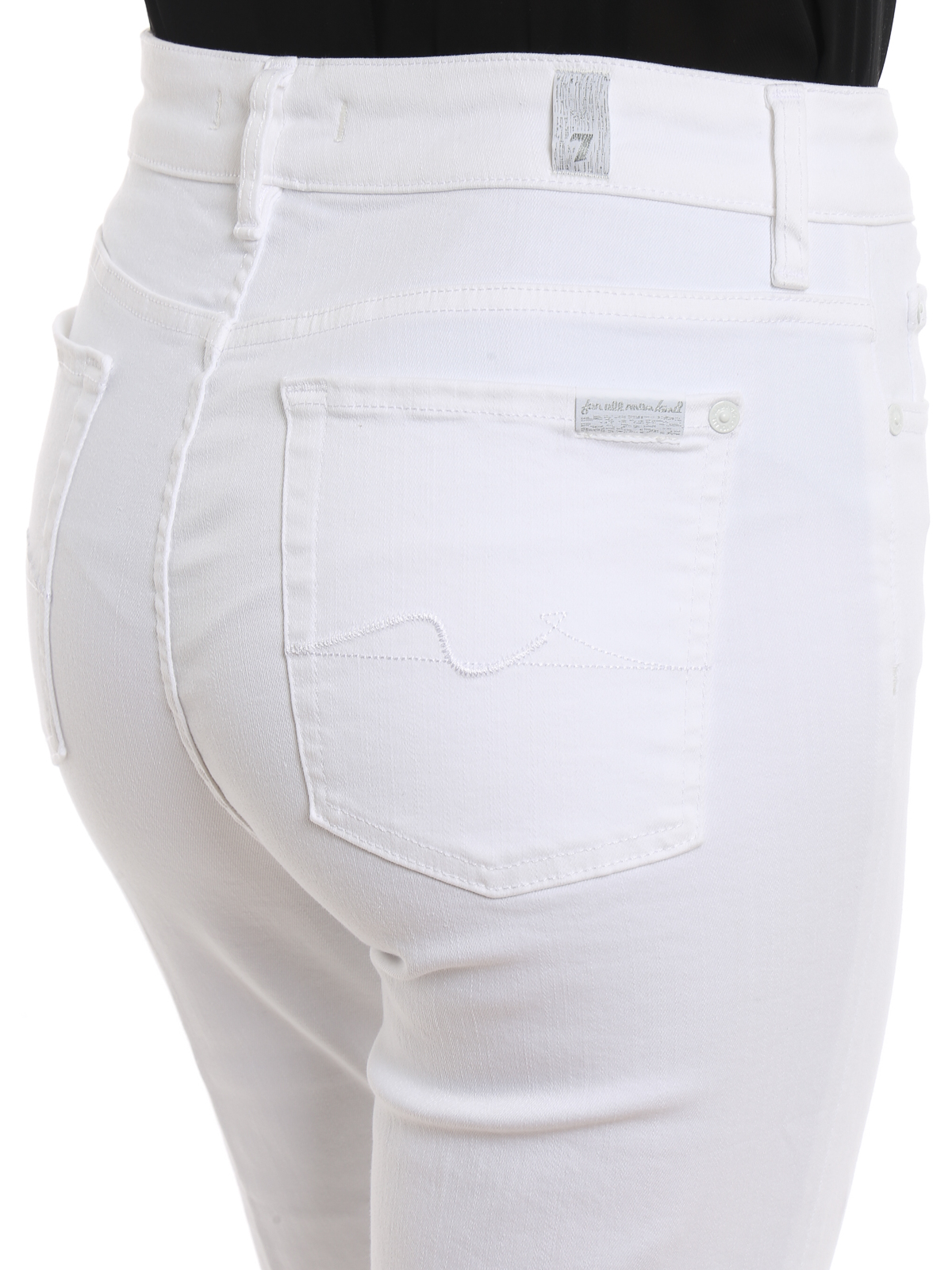 7 for mankind white jeans