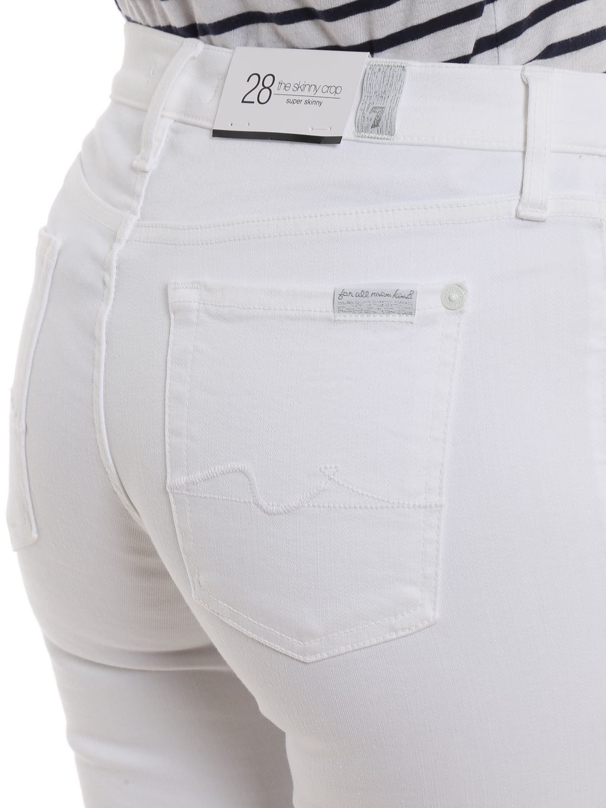 7 for mankind white jeans