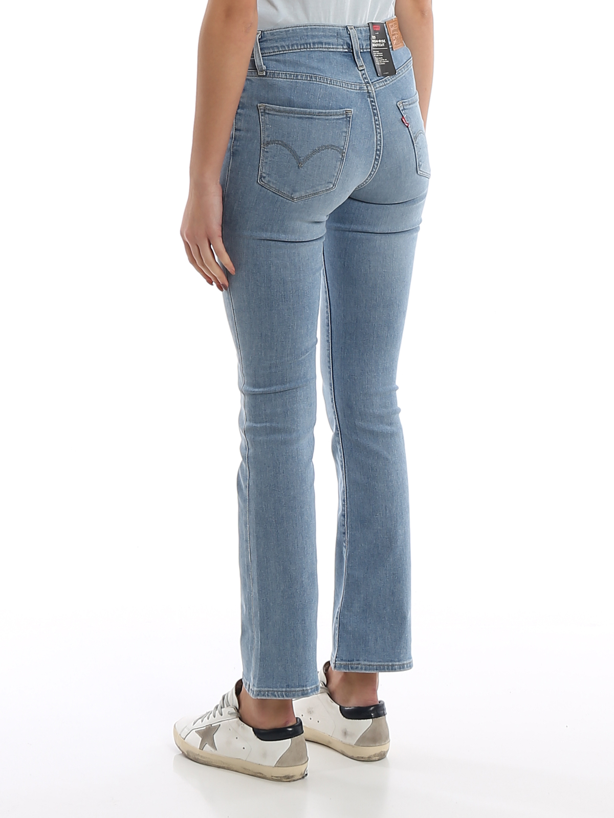levi high waisted jeans bootcut
