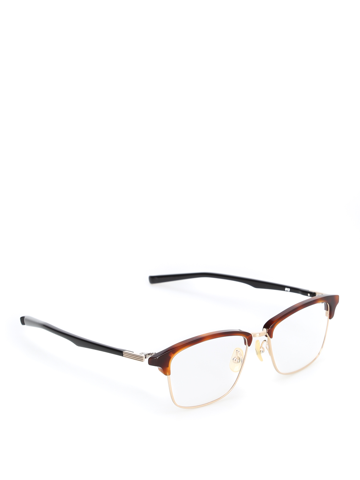 Glasses 999.9 four nines Half frame tortoise eyeglasses M462801