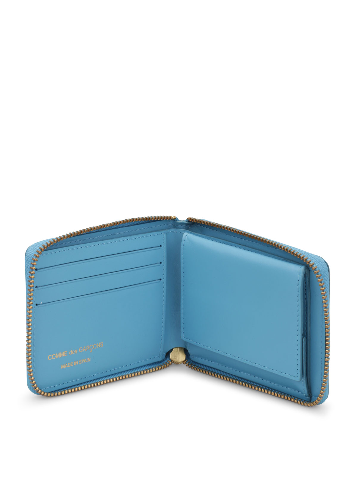 comme des garcons zip around wallet