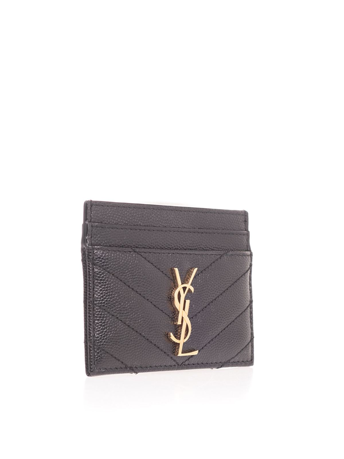 ysl card holder womens