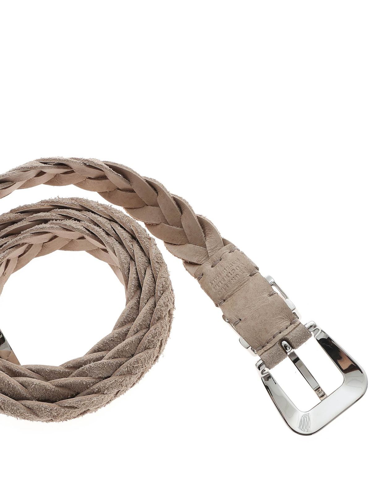 Belts Brunello Cucinelli - Braided belt in beige - MAURP253C6921