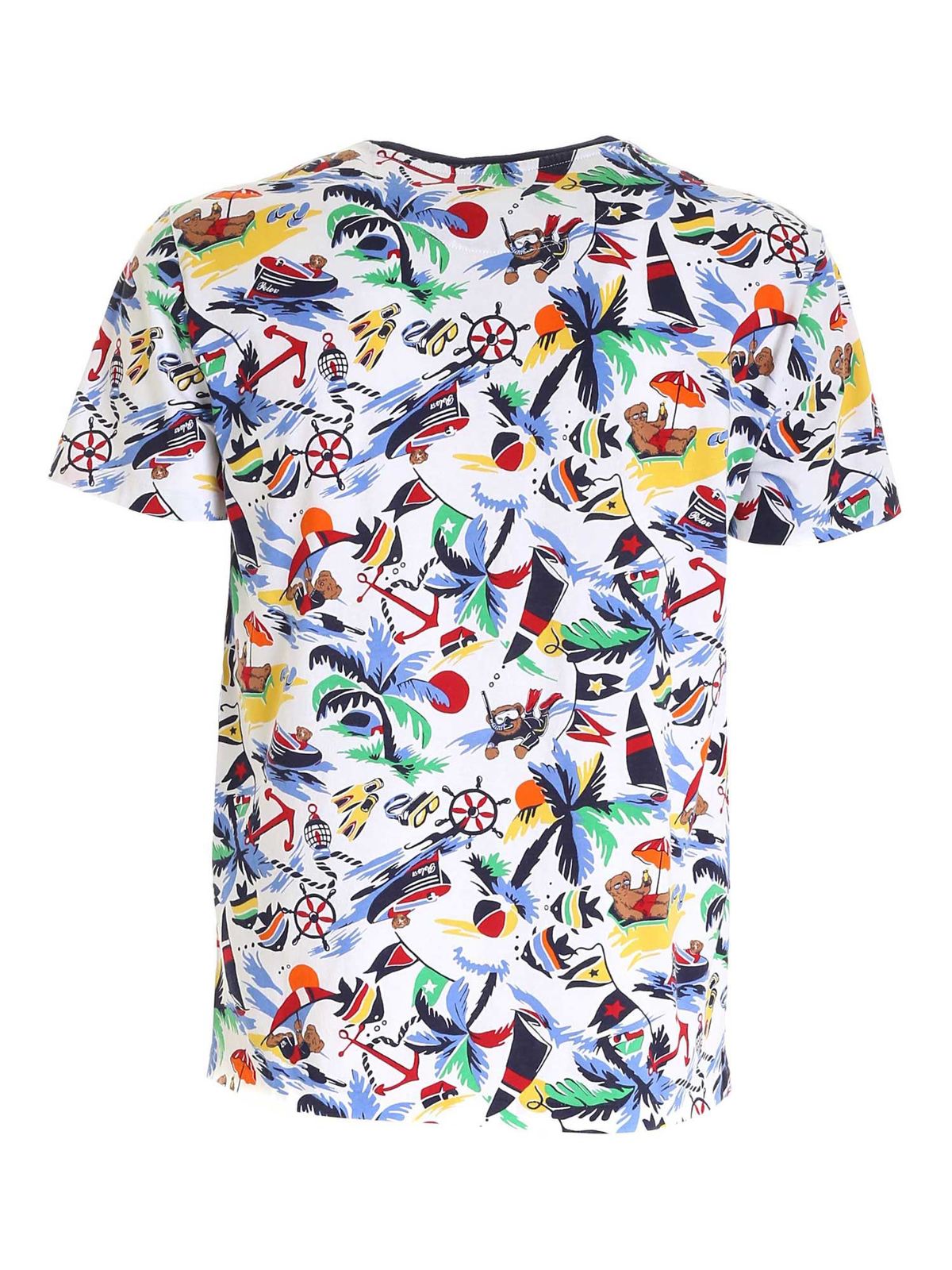 multi color polo t shirt