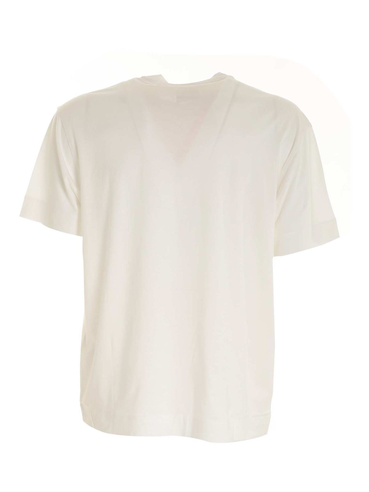 white t shirt armani