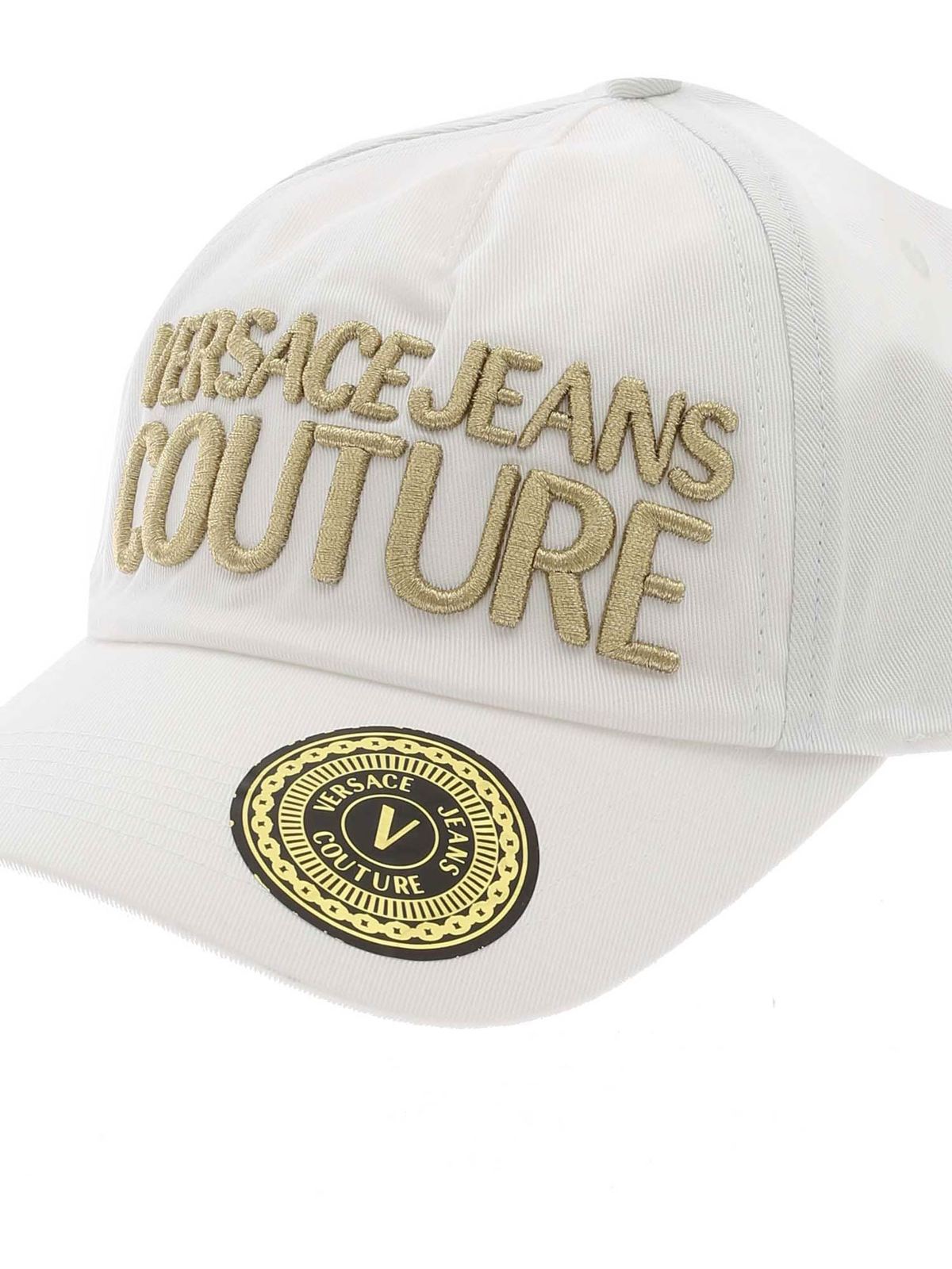 Versace Jeans Couture - Baseball cap in white - hats & caps ...