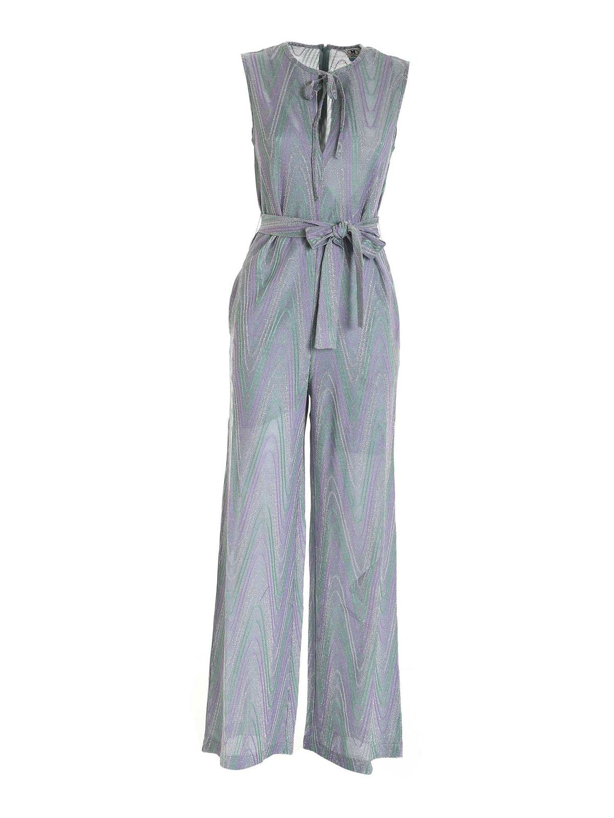 silver lame jumpsuit