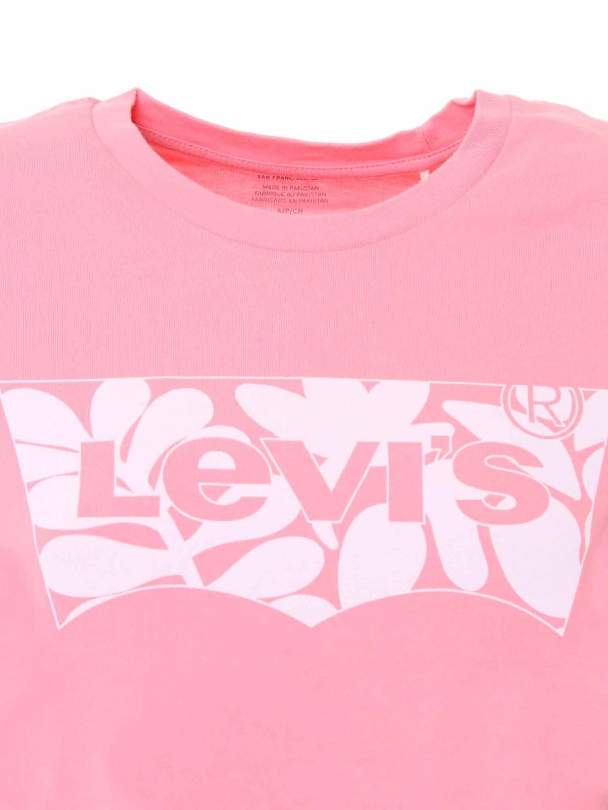 pink levi t shirt