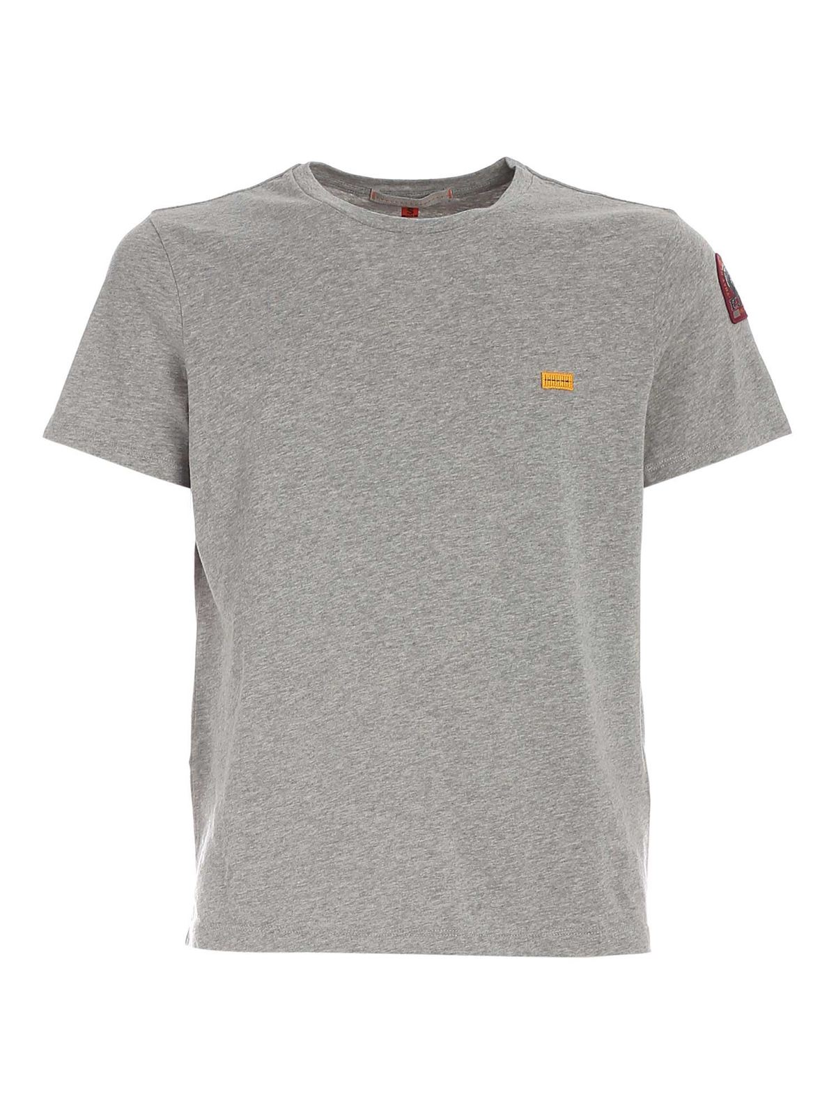 Parajumpers ICONIC T-SHIRT IN LIGHT GREY