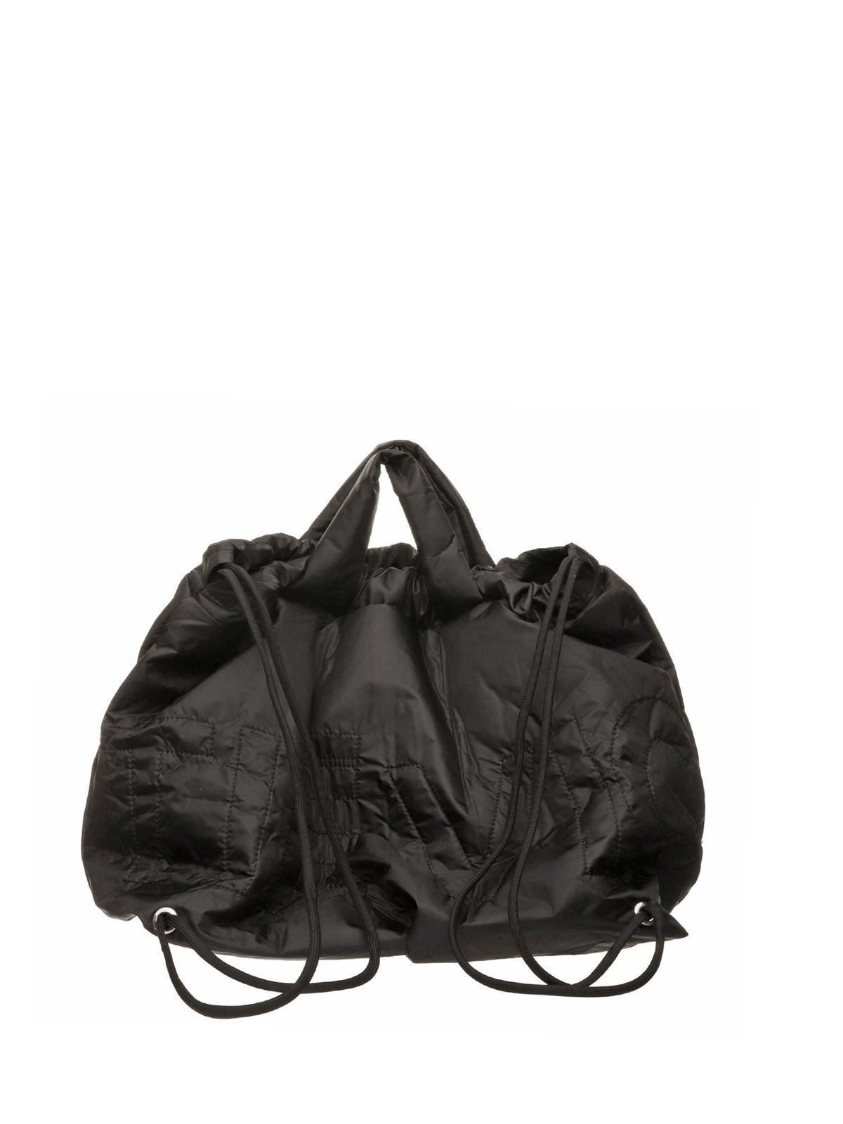 Vic Matiè - Penelope shopping bag in black - totes bags - 1Y0500T101101