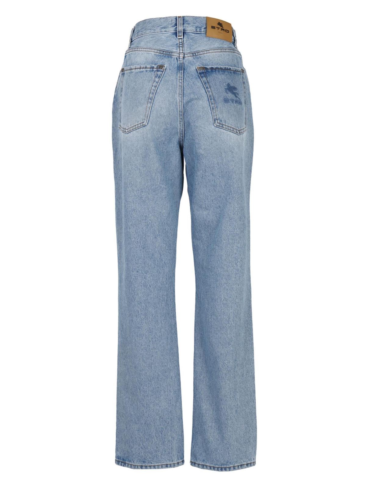Straight leg jeans Etro - Destroyed effect jeans - 144309500200