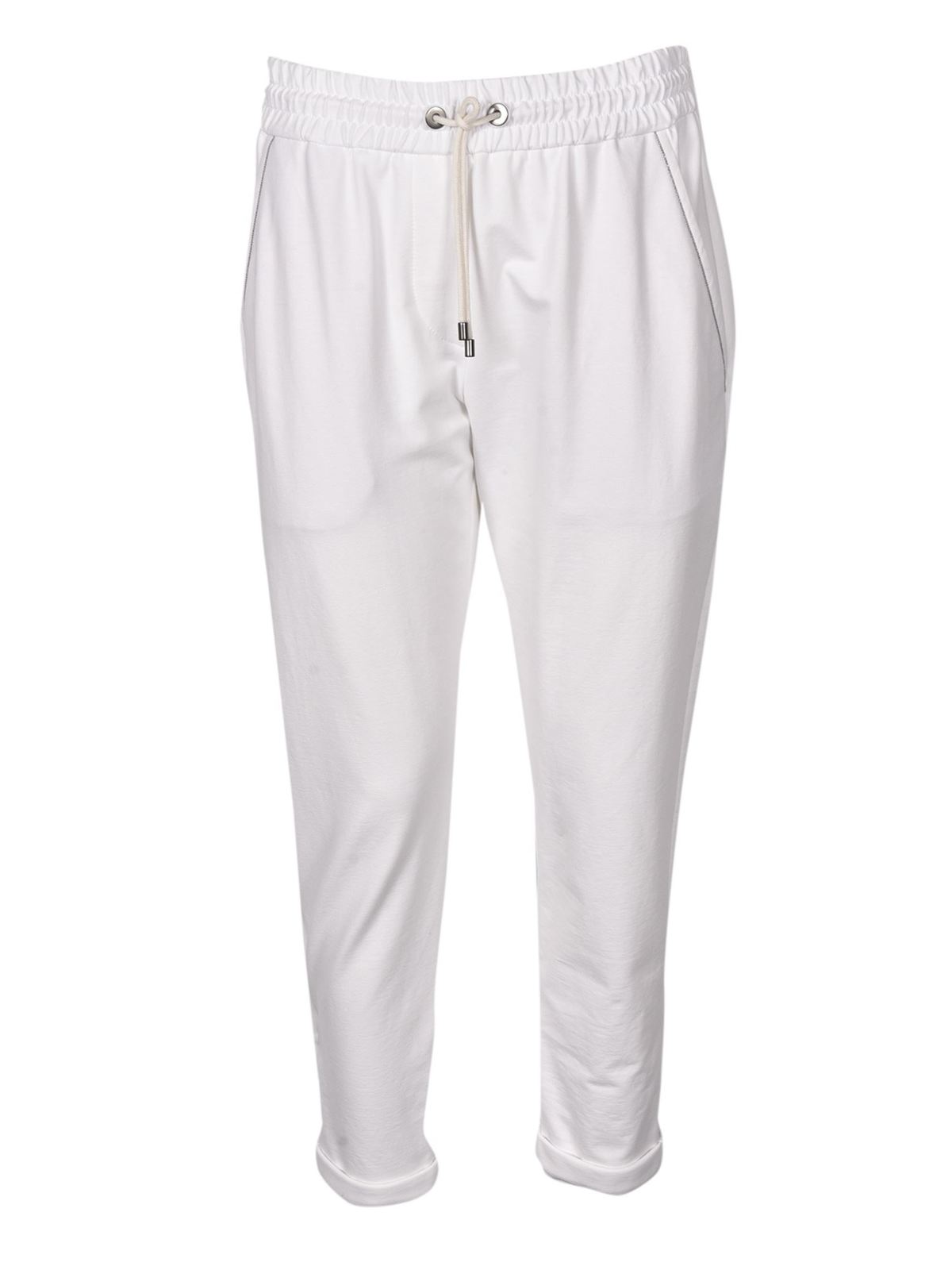 white jogging bottoms womens
