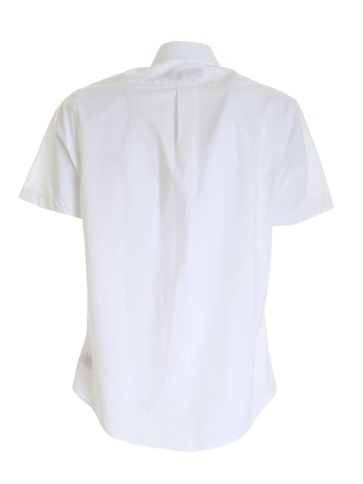 short sleeve white ralph lauren shirt