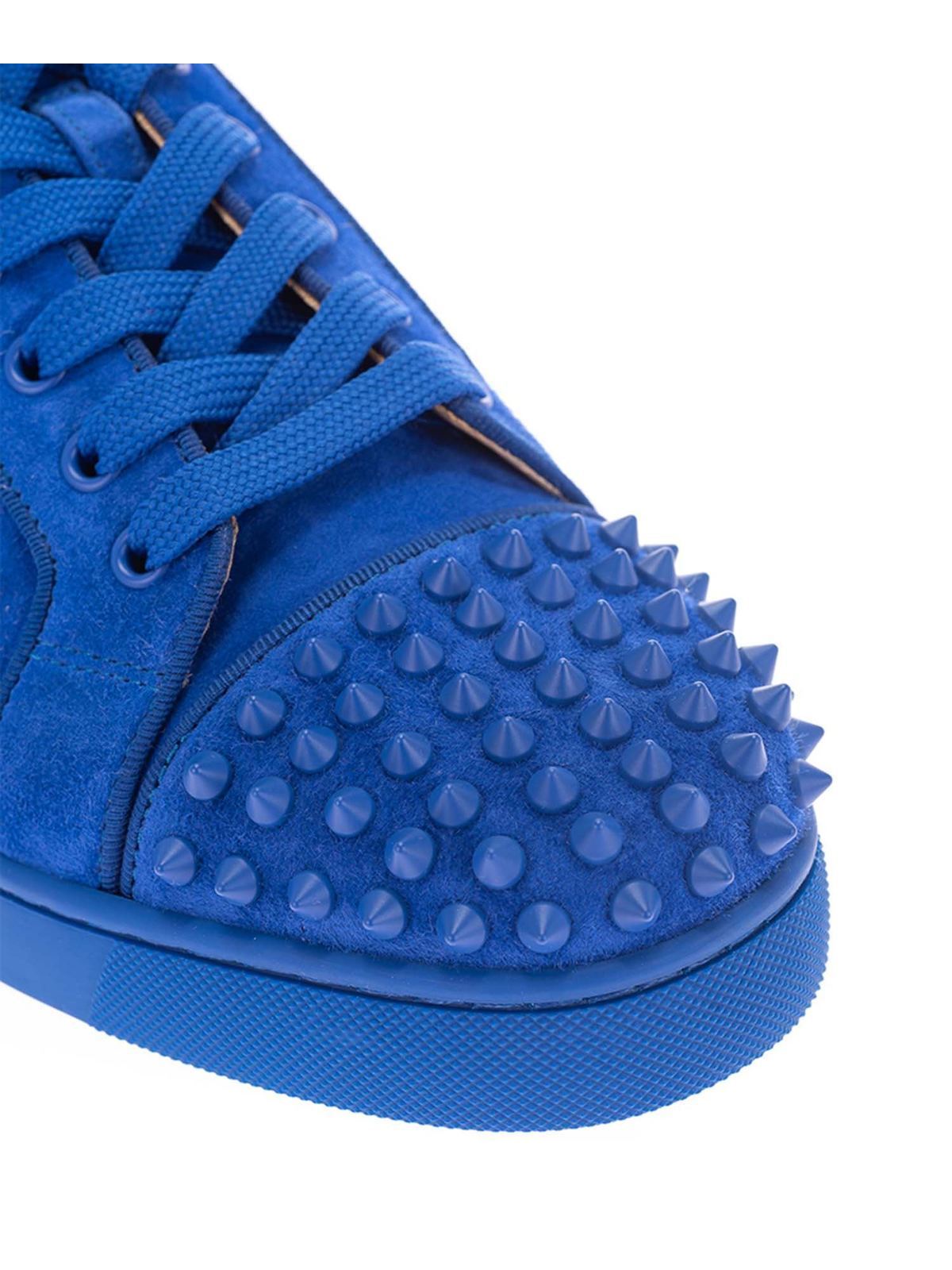 Trainers Christian Louboutin - Junior Spikes Orlato sneakers electric blu - 3160934U695