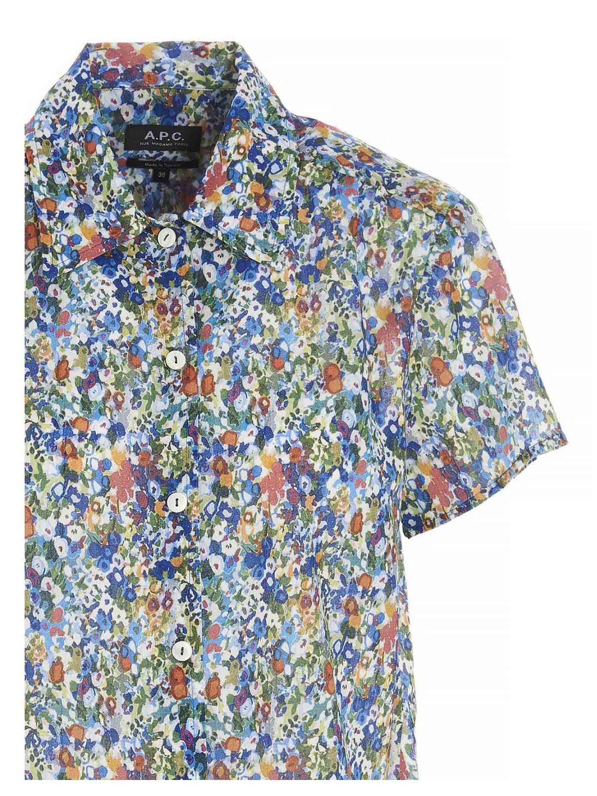 Shirts A.P.C. - Cleo floral shirt in 