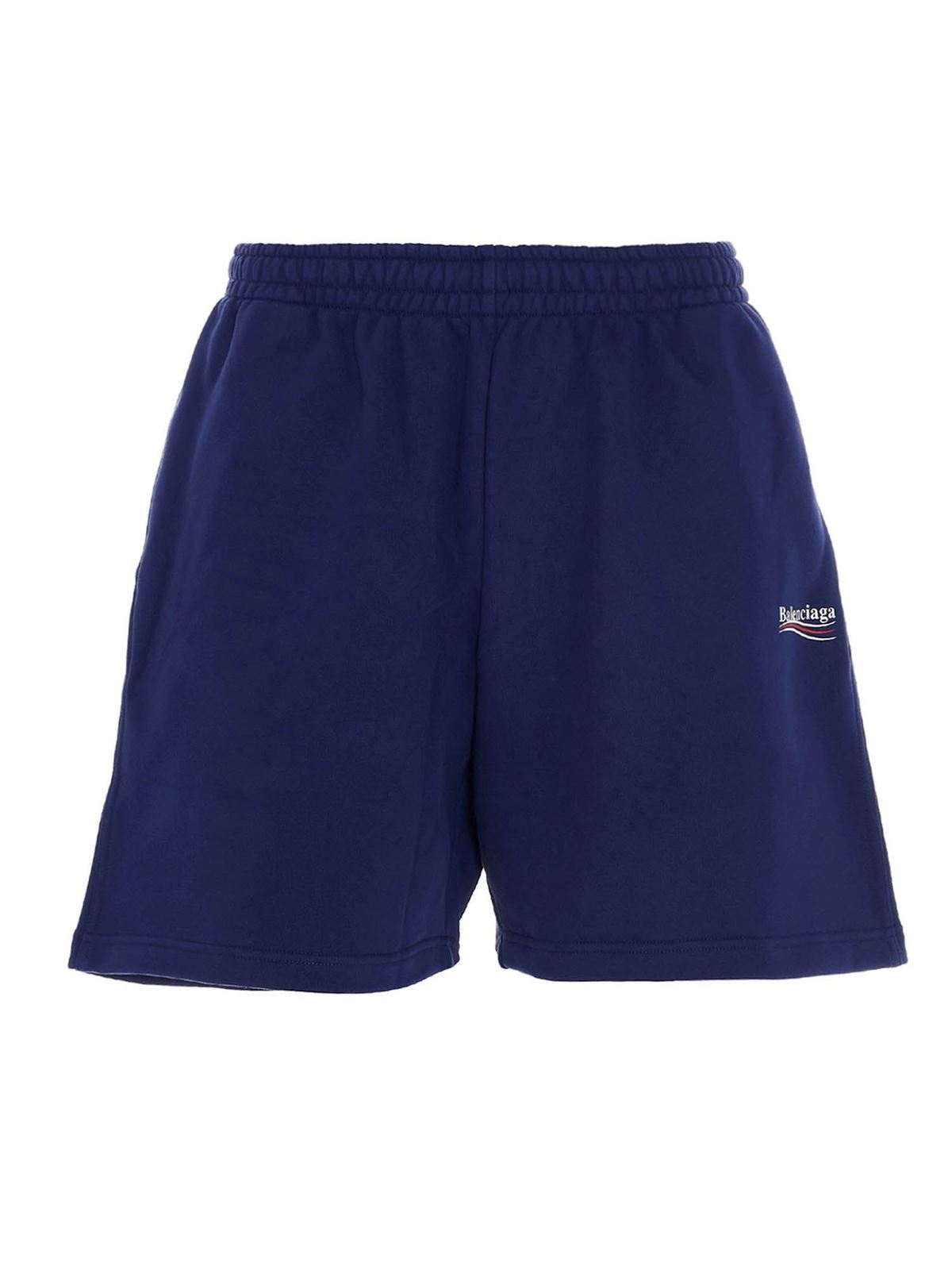 balenciaga shorts blue