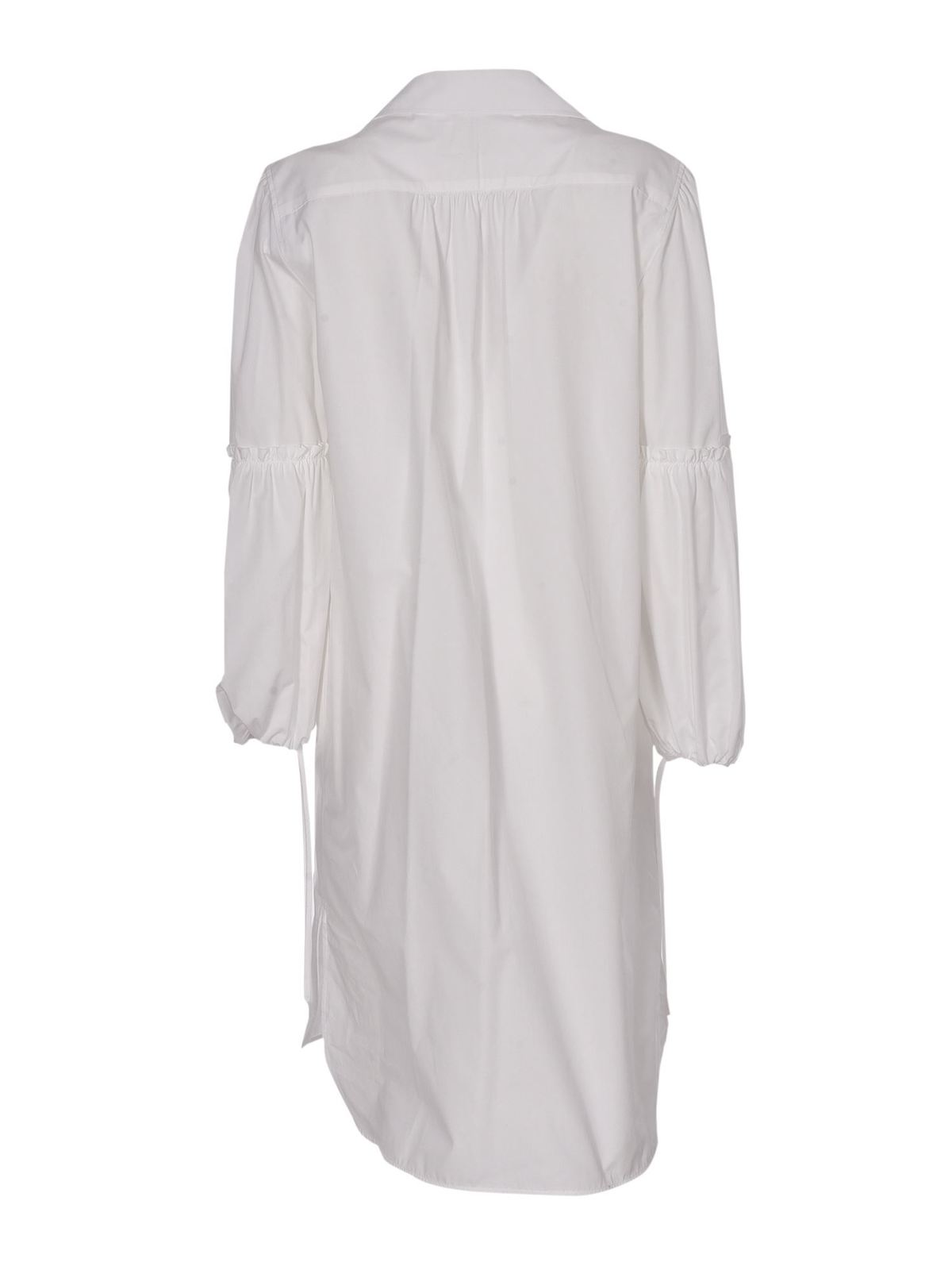 Knee length dresses Max Mara - Fedora dress in white - 12211112000001