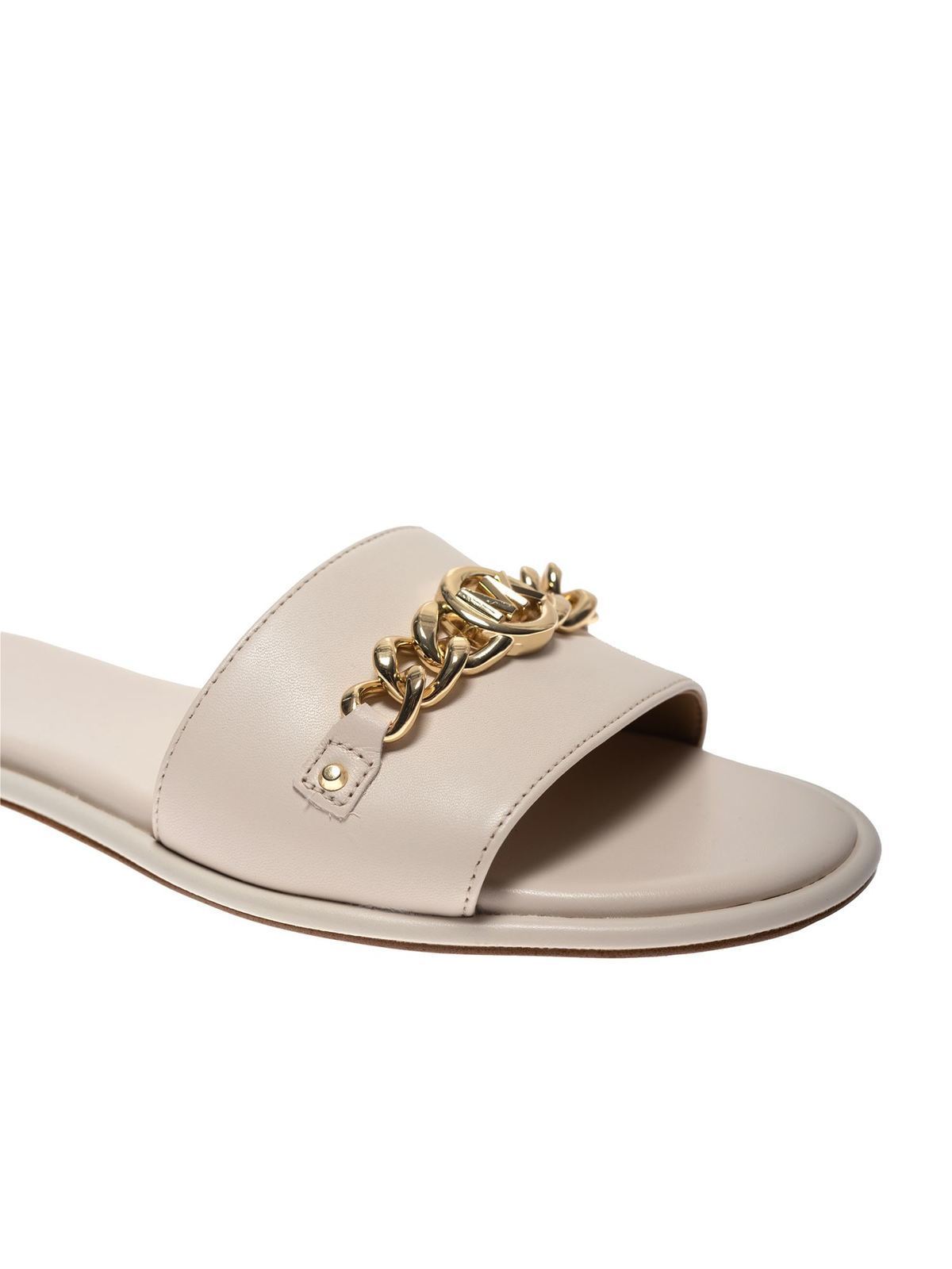 Sandals Michael Kors - Rina slides in Cream color - 40S1RIFA1L289