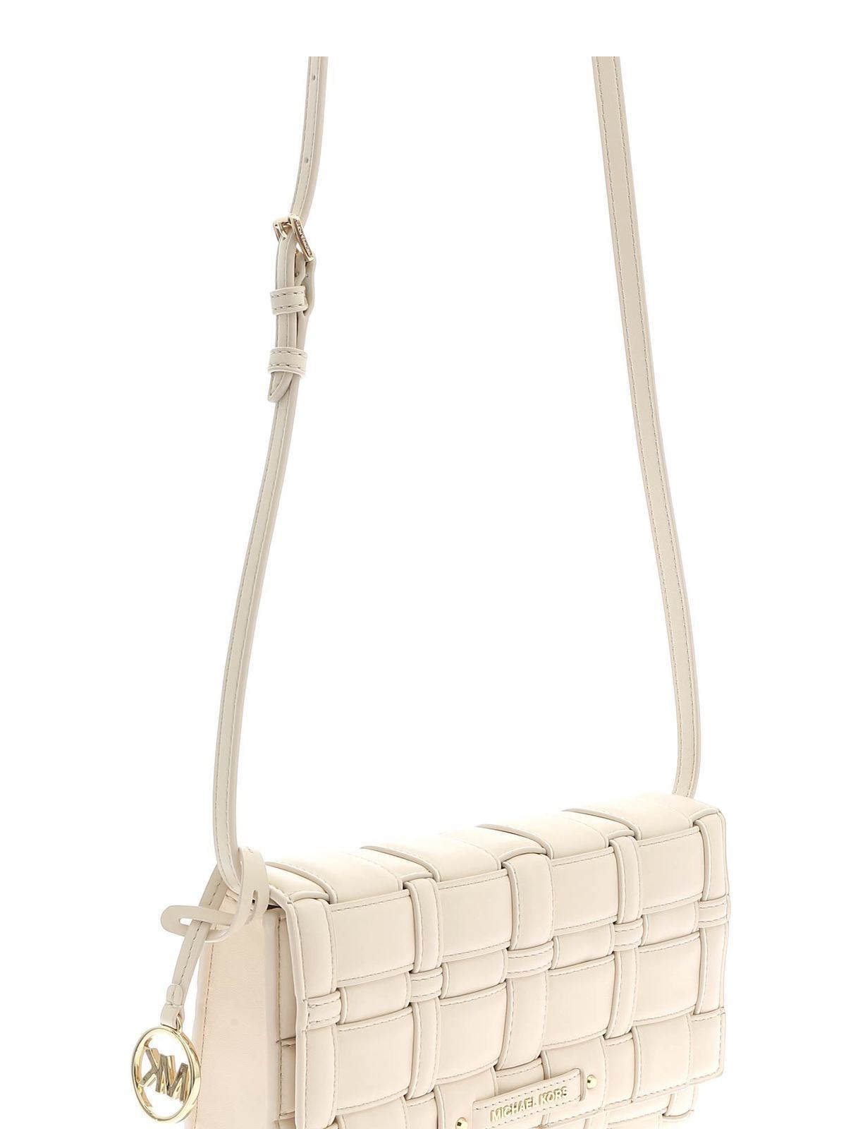 Cross body bags Michael Kors - Braided leather bag in ivory color -  32S1L2IC7289