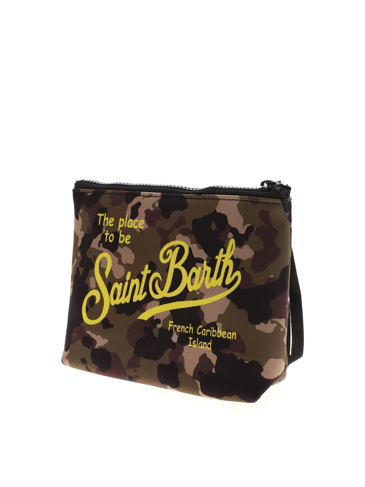 Clutches Mc2 Saint Barth - Aline bag in green camouflage - ALIN0015494