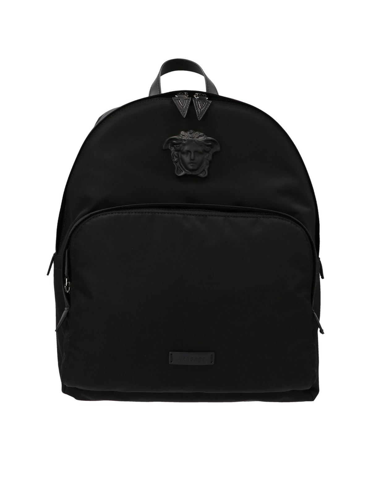 grey versace backpack