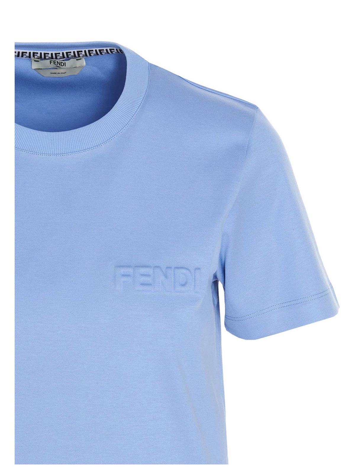 light blue fendi shirt