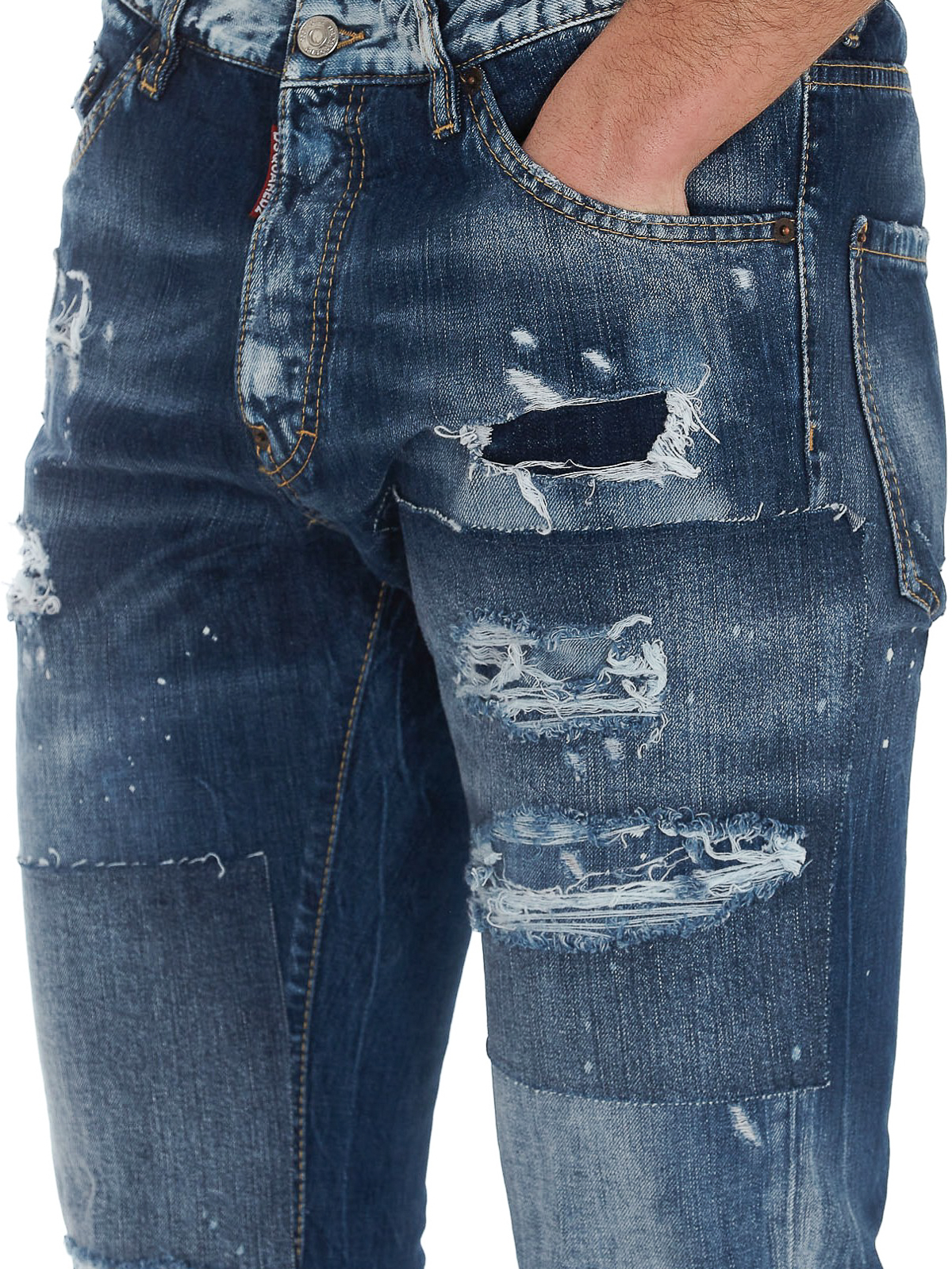 Straight leg jeans Dsquared2 - Cool guy distressed jeans 
