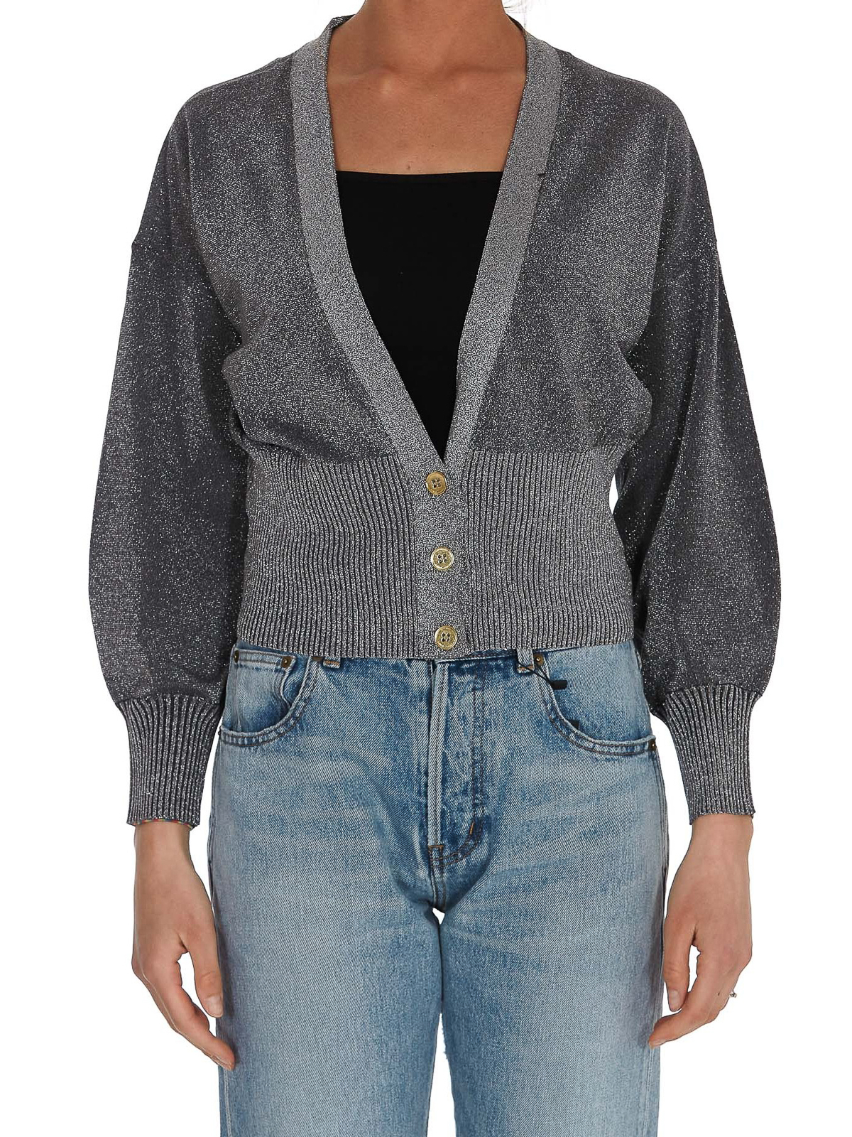 three button cardigan