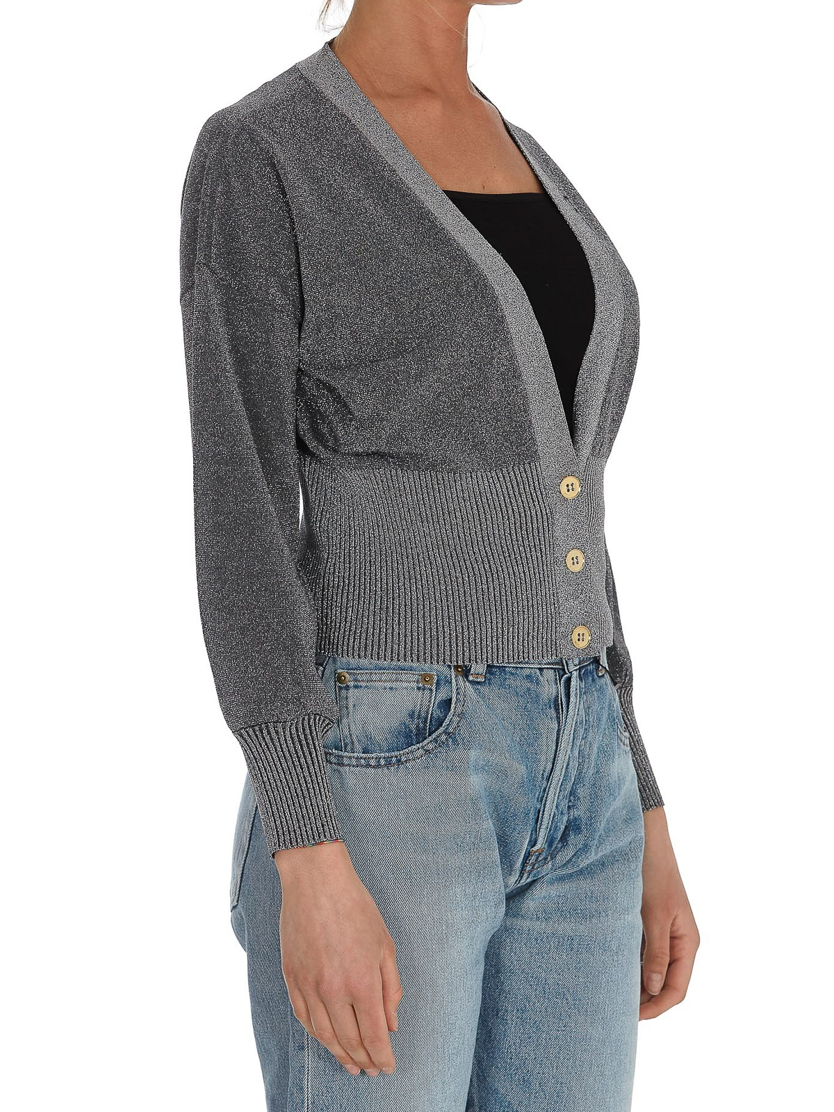 three button cardigan