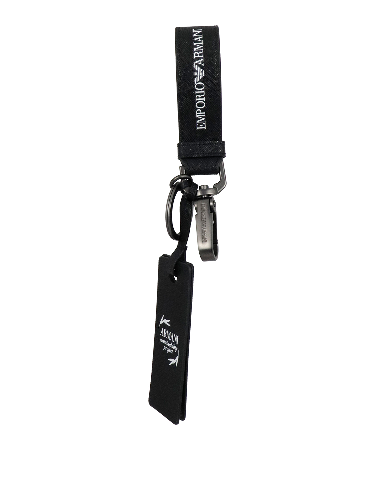 Emporio Armani SYNTHETIC LEATHER KEYRING