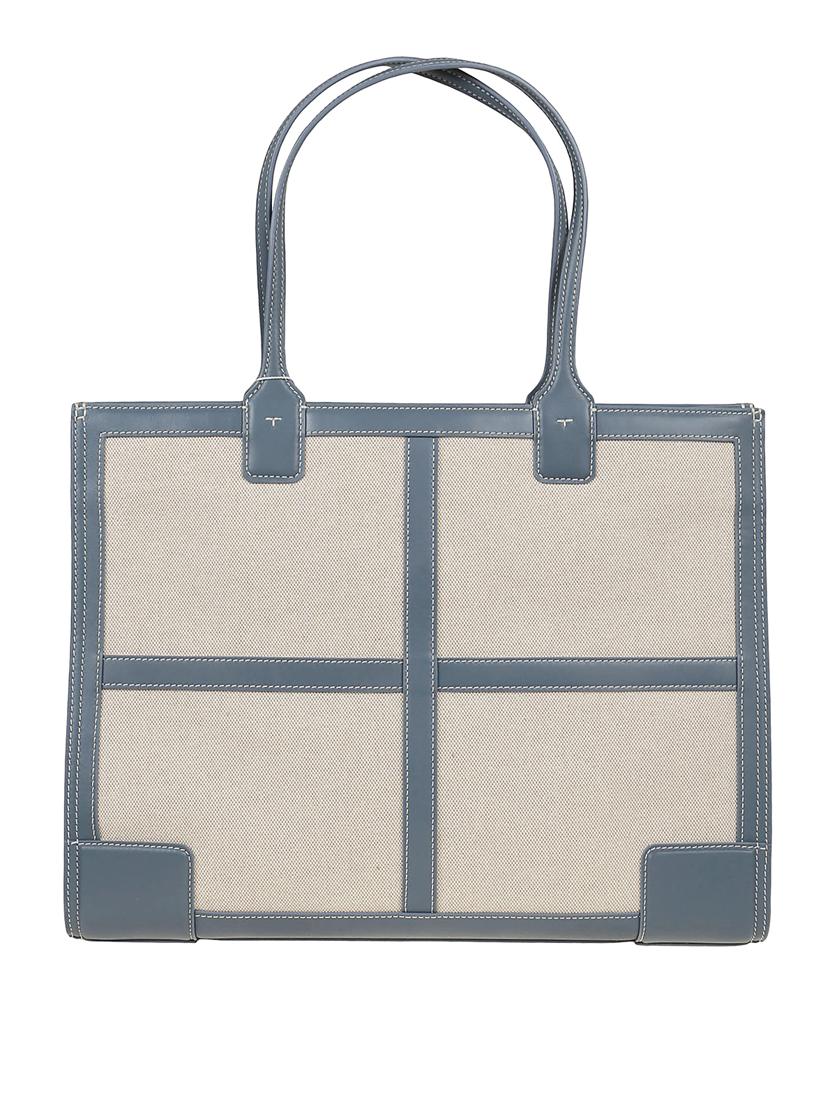 ella nylon quadrant top handle tote bag