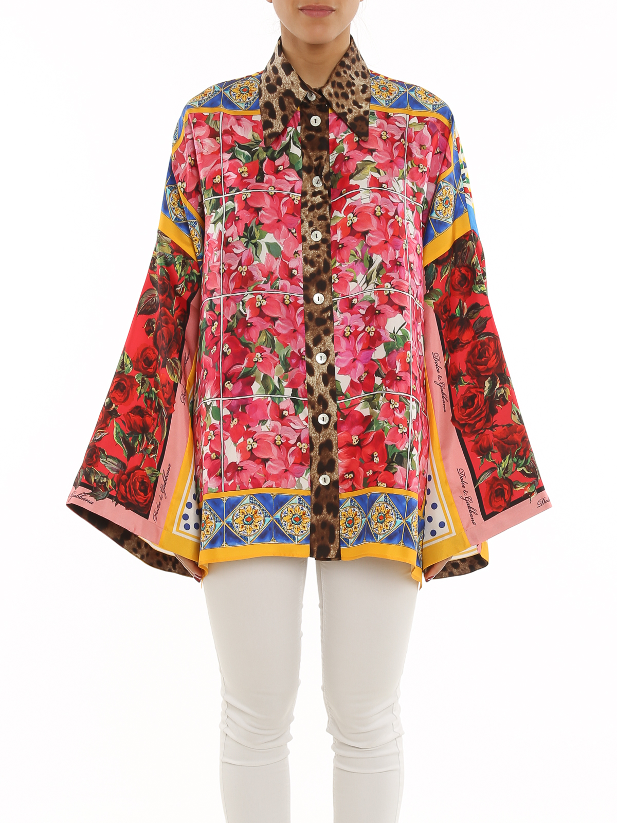 dolce and gabbana silk shirt