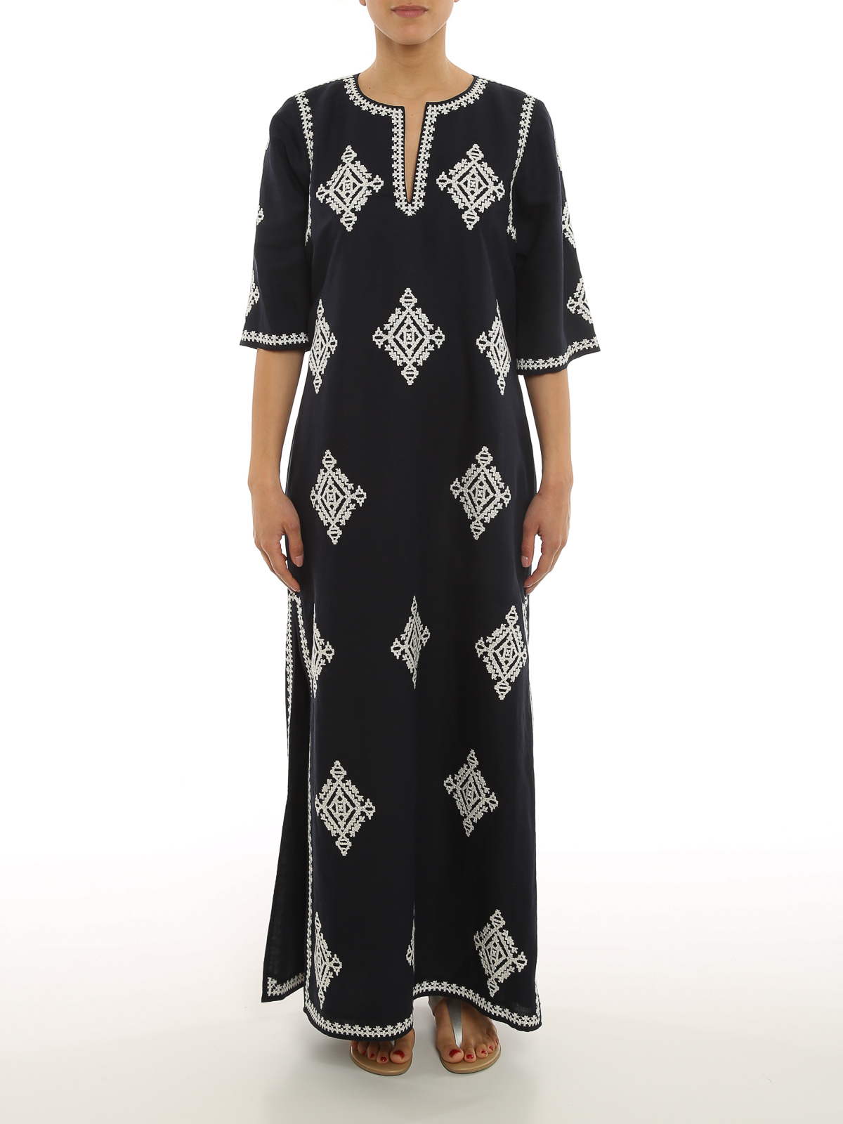 Maxi dresses Tory Burch - Celeste caftan - 48703405 | Shop online at iKRIX