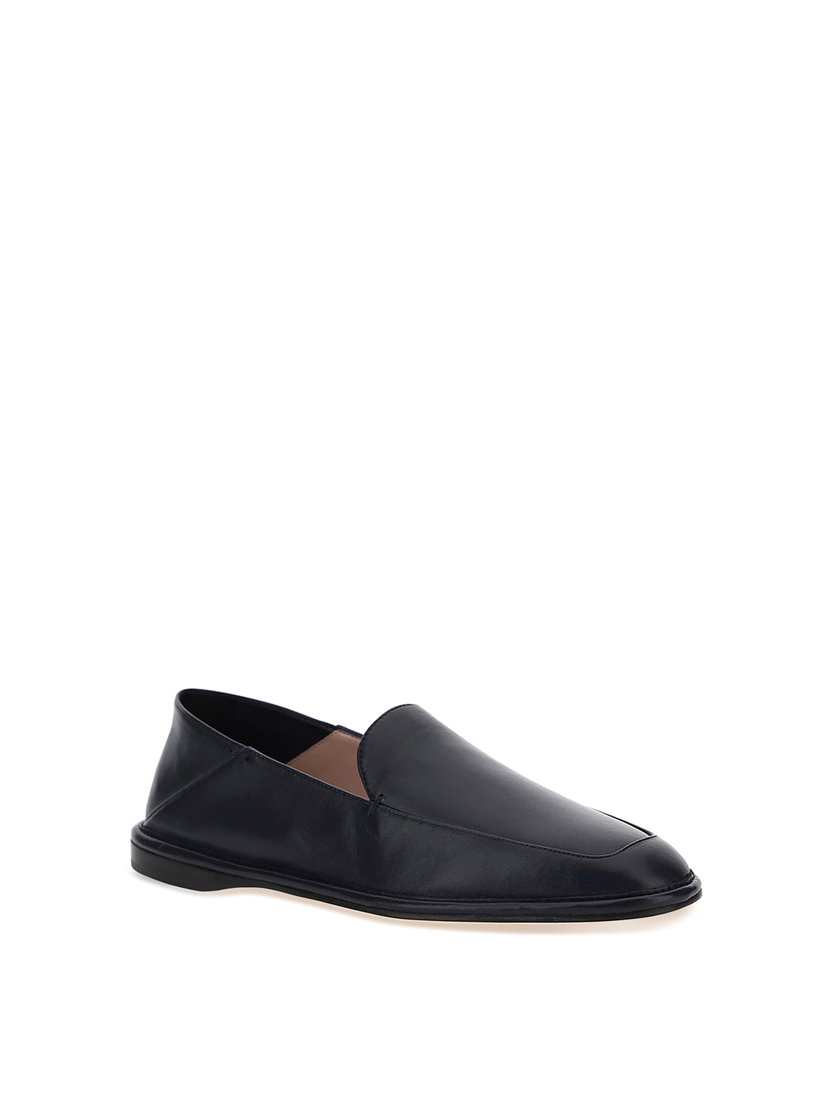 armani leather loafers