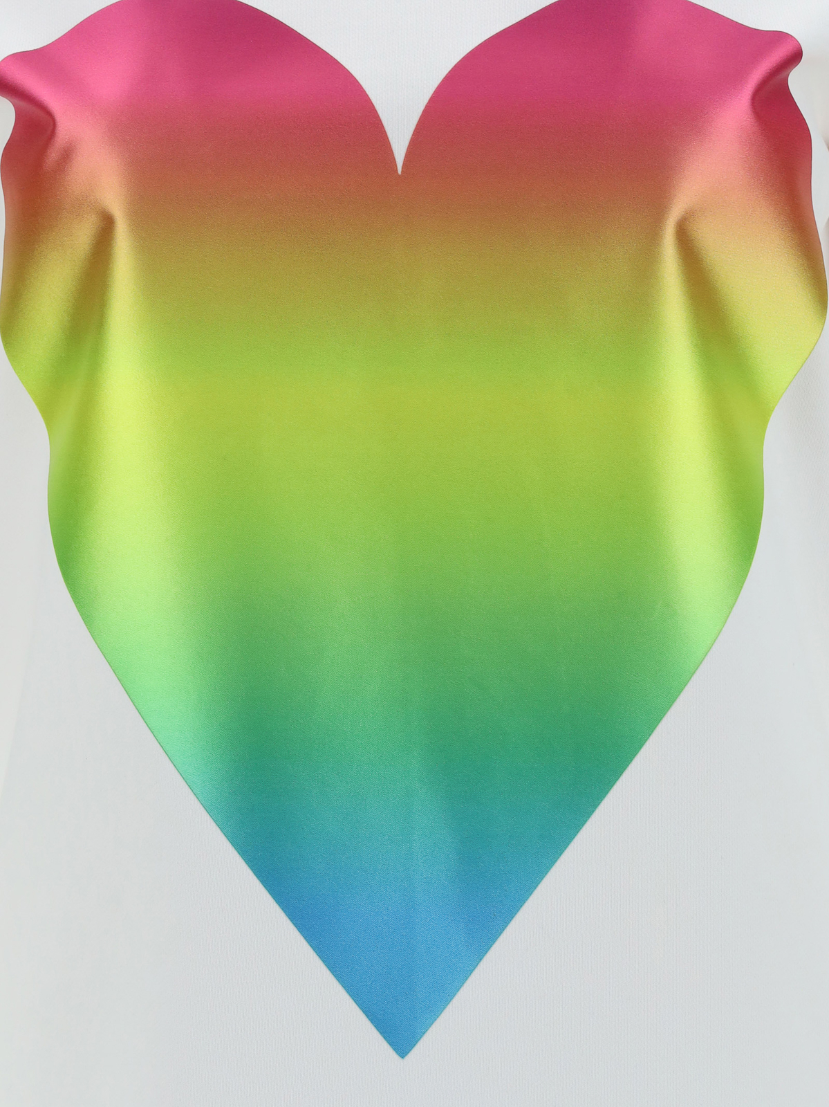 rainbow heart dress