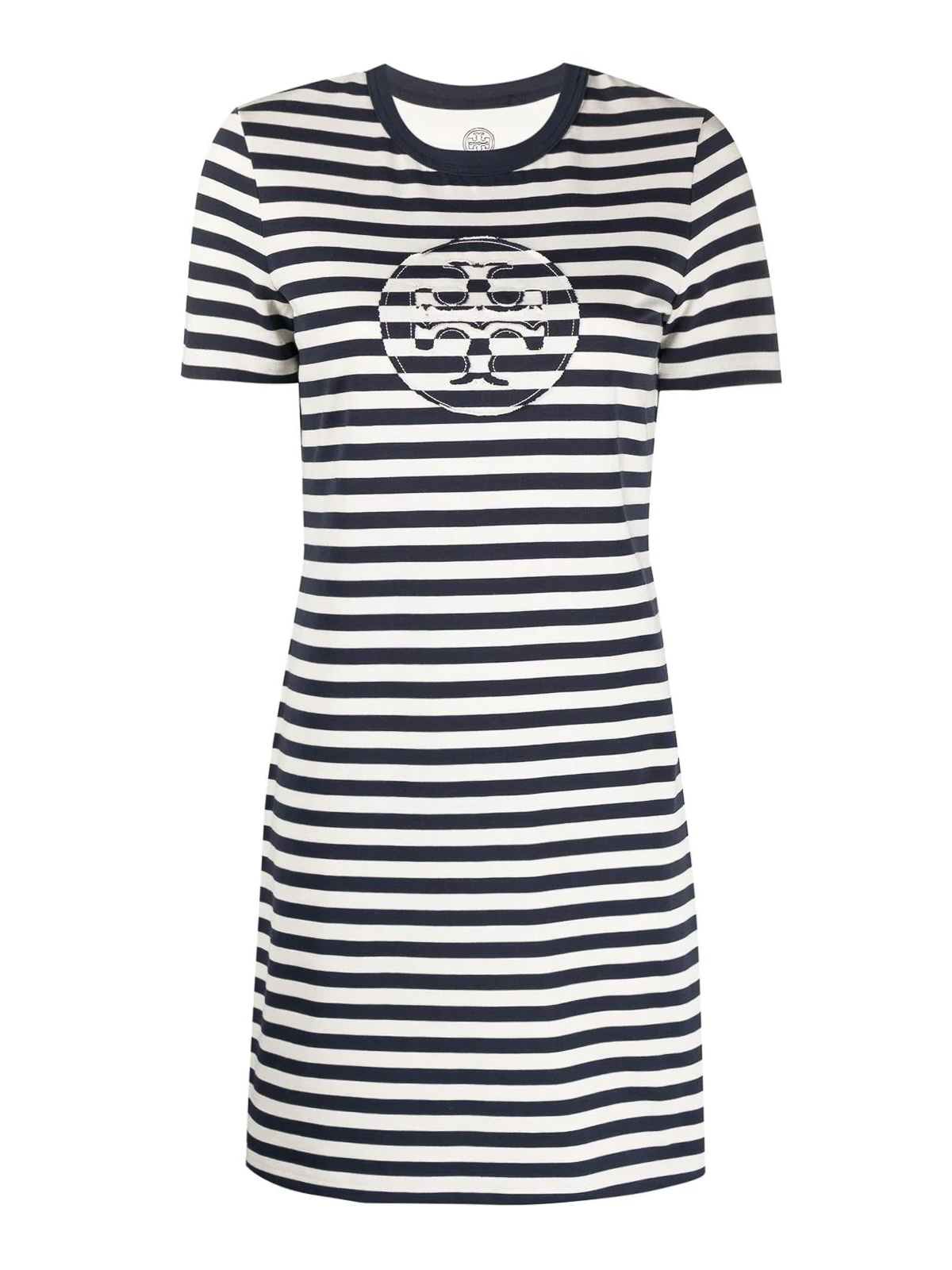 Knee length dresses Tory Burch - Striped cotton dress - 81506288