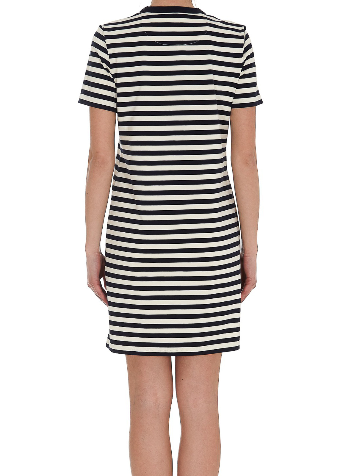 Knee length dresses Tory Burch - Striped cotton dress - 81506288