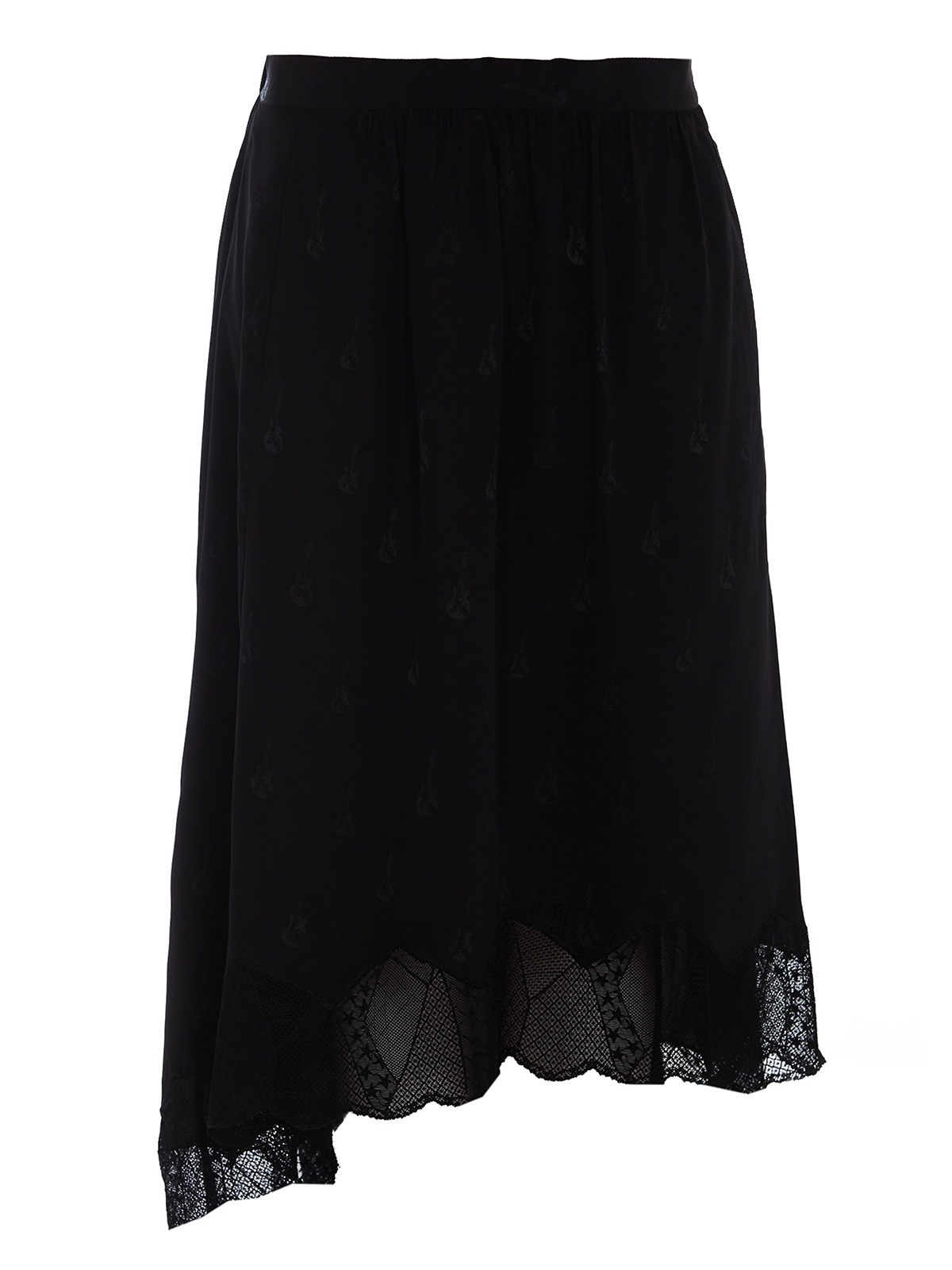 Zadig & Voltaire Silk Long Skirt In Black | ModeSens