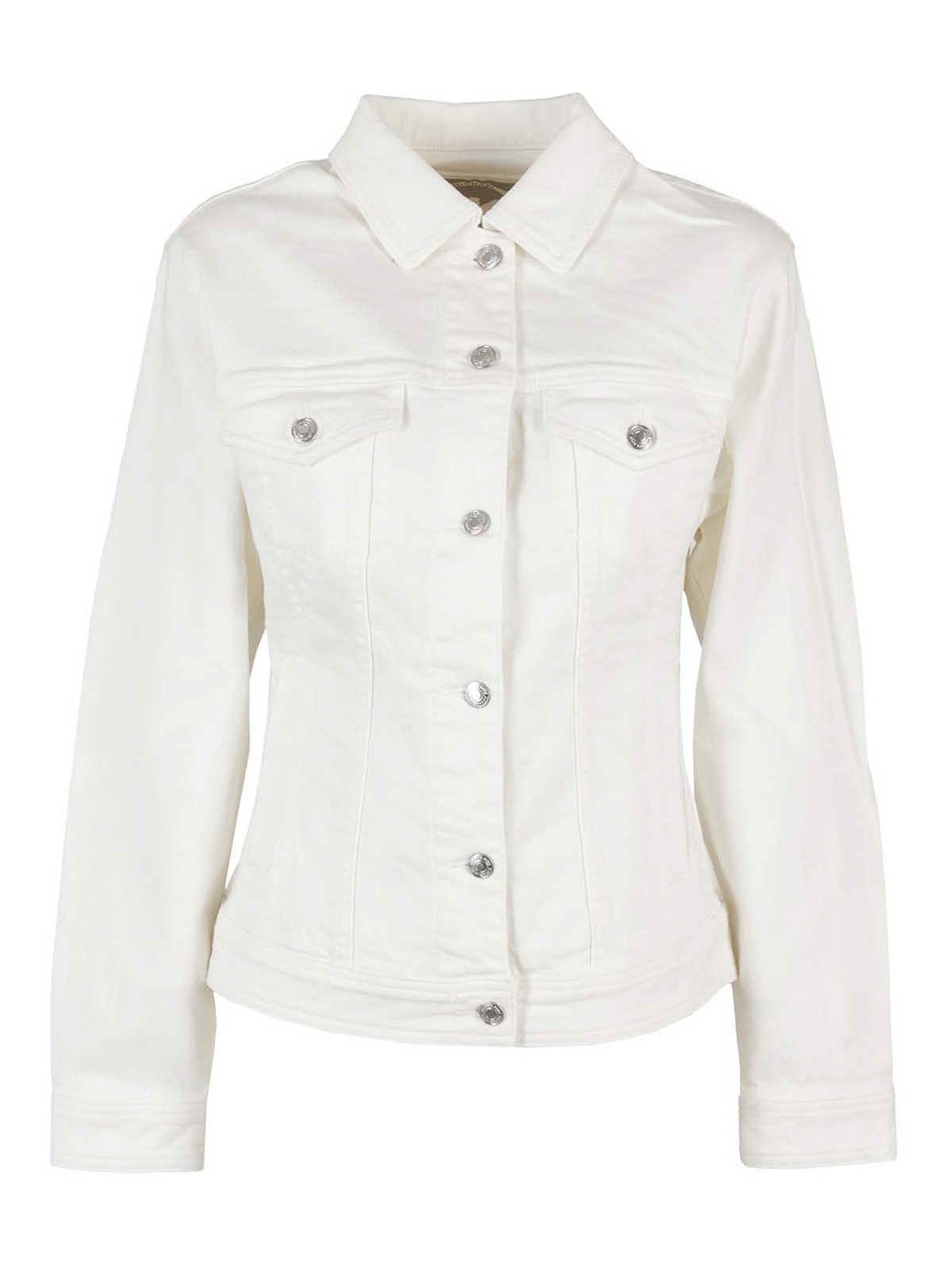 michael kors white denim jacket