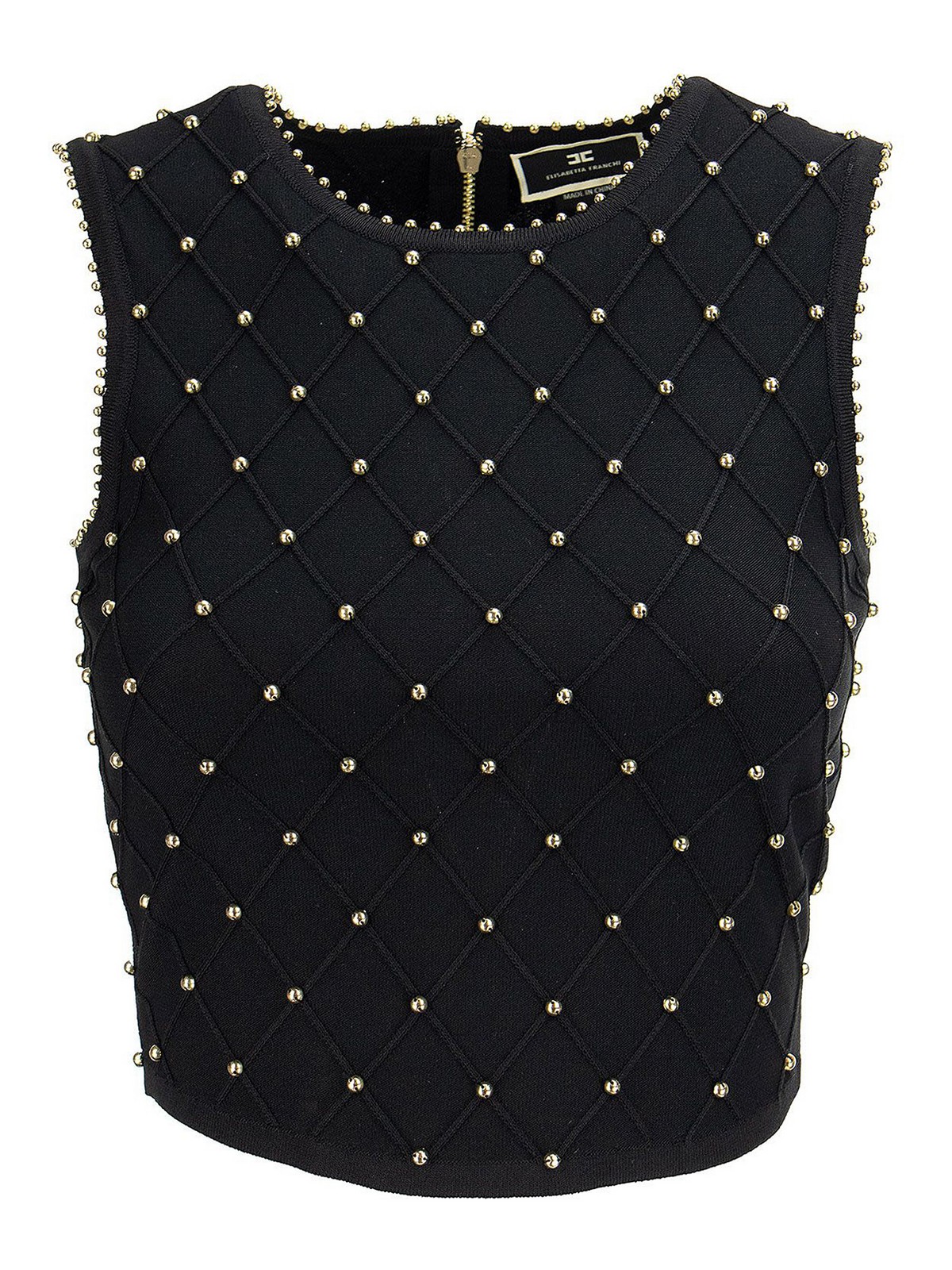 Studded knitted top