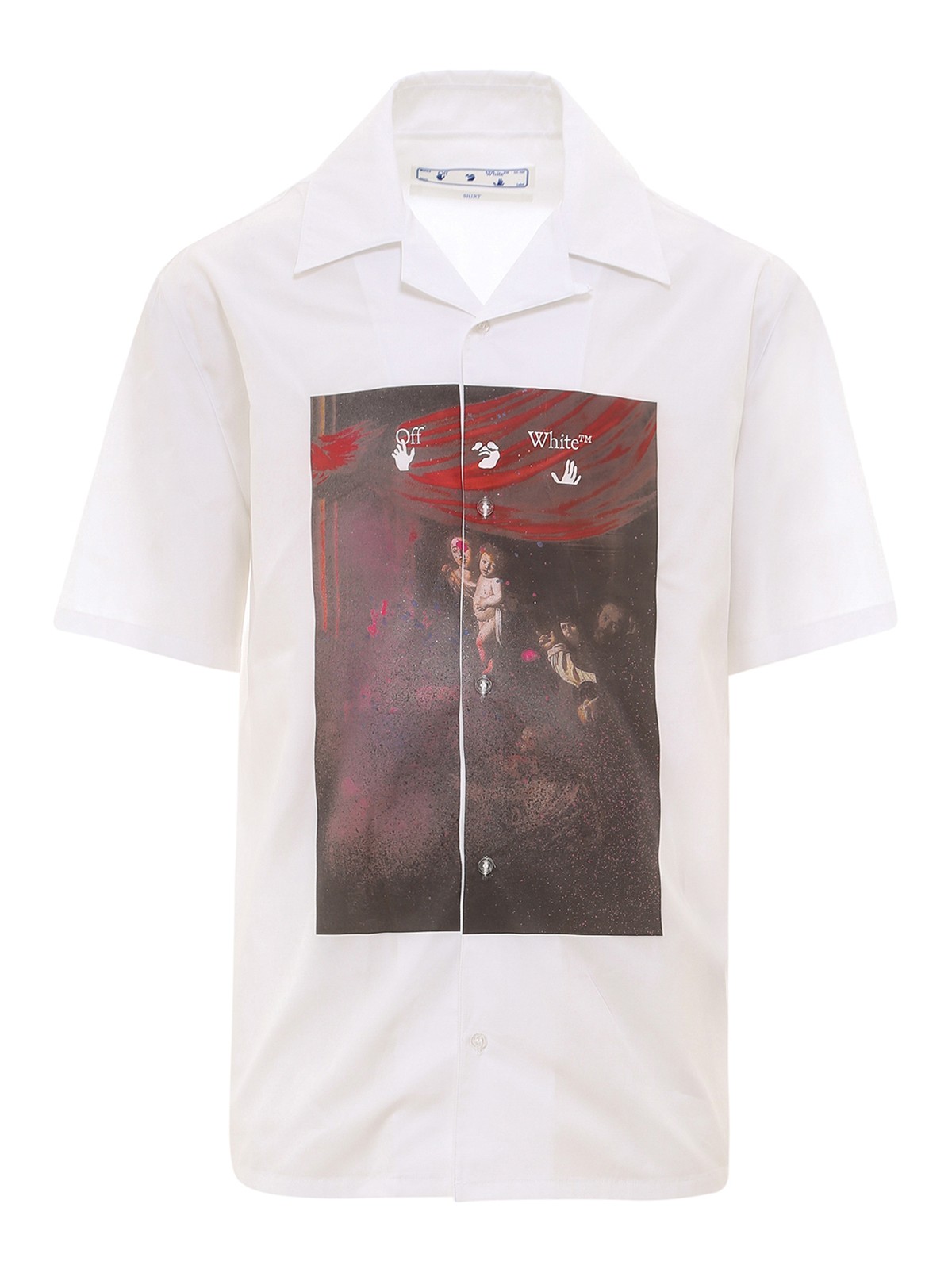 off white bowling shirt