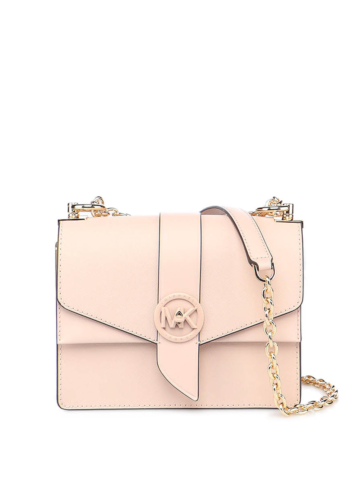 Buy Michael Kors Greenwich Small Saffiano Leather Bag - Neutrals
