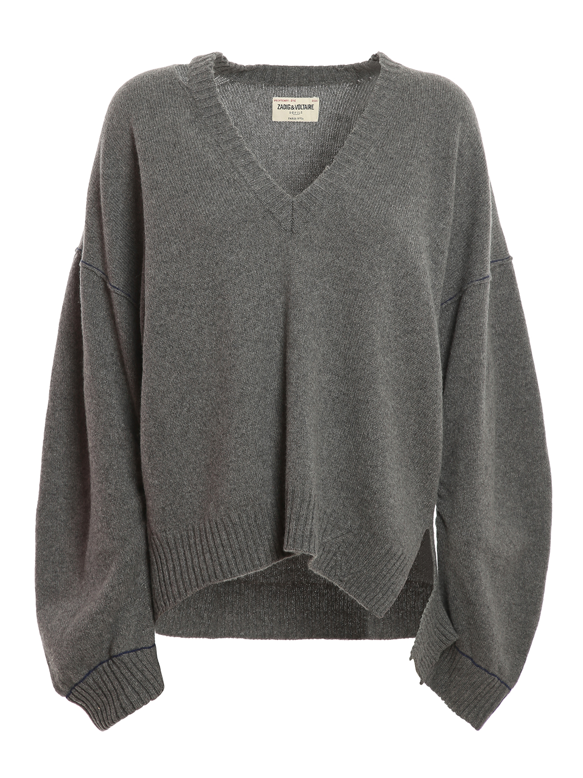 Zadig & Voltaire Wool And Cashmere Jumper In Grey