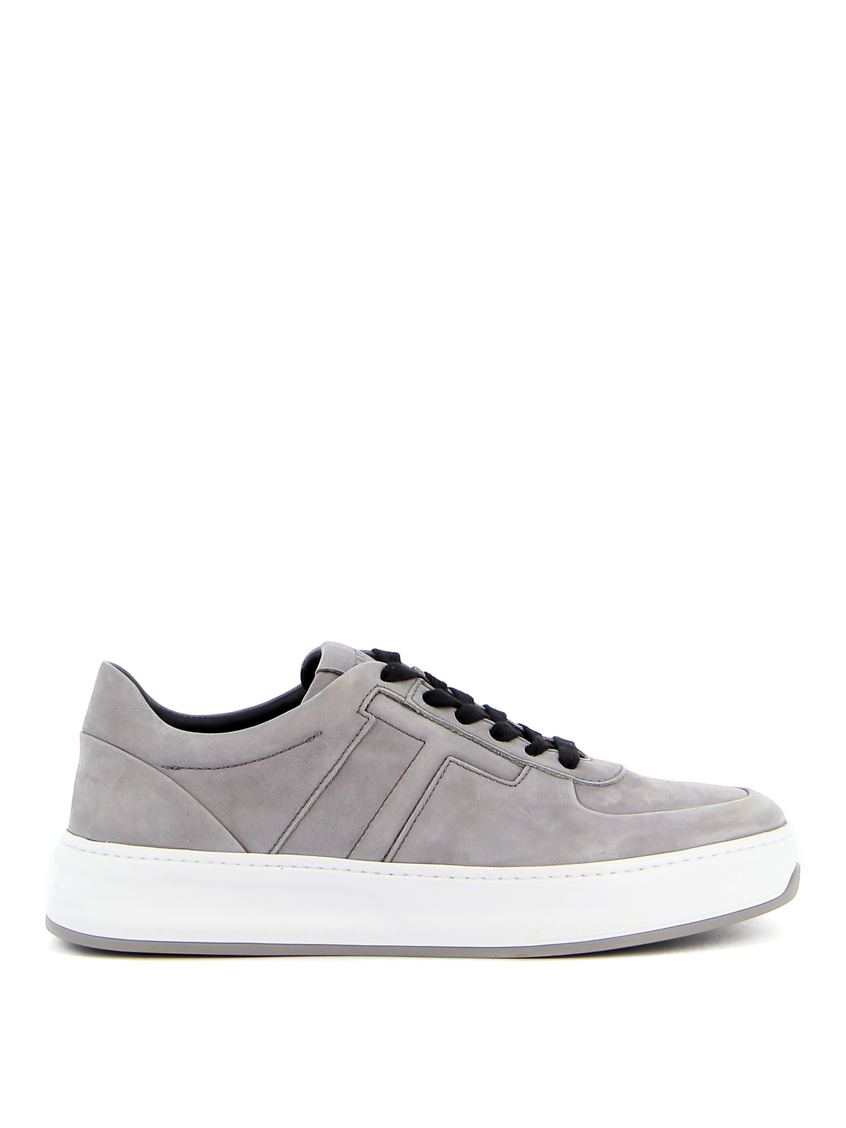 Tod's Nubuck Sneakers In Grey