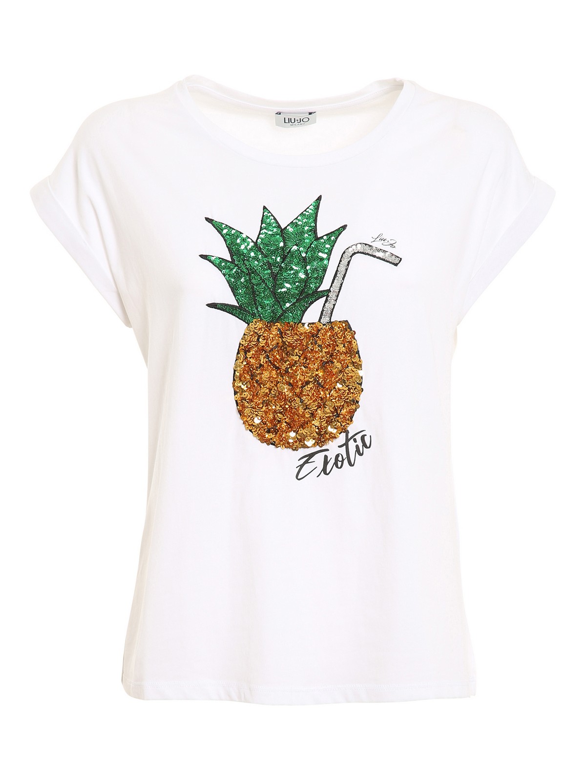 LIU •JO SEQUINED T-SHIRT