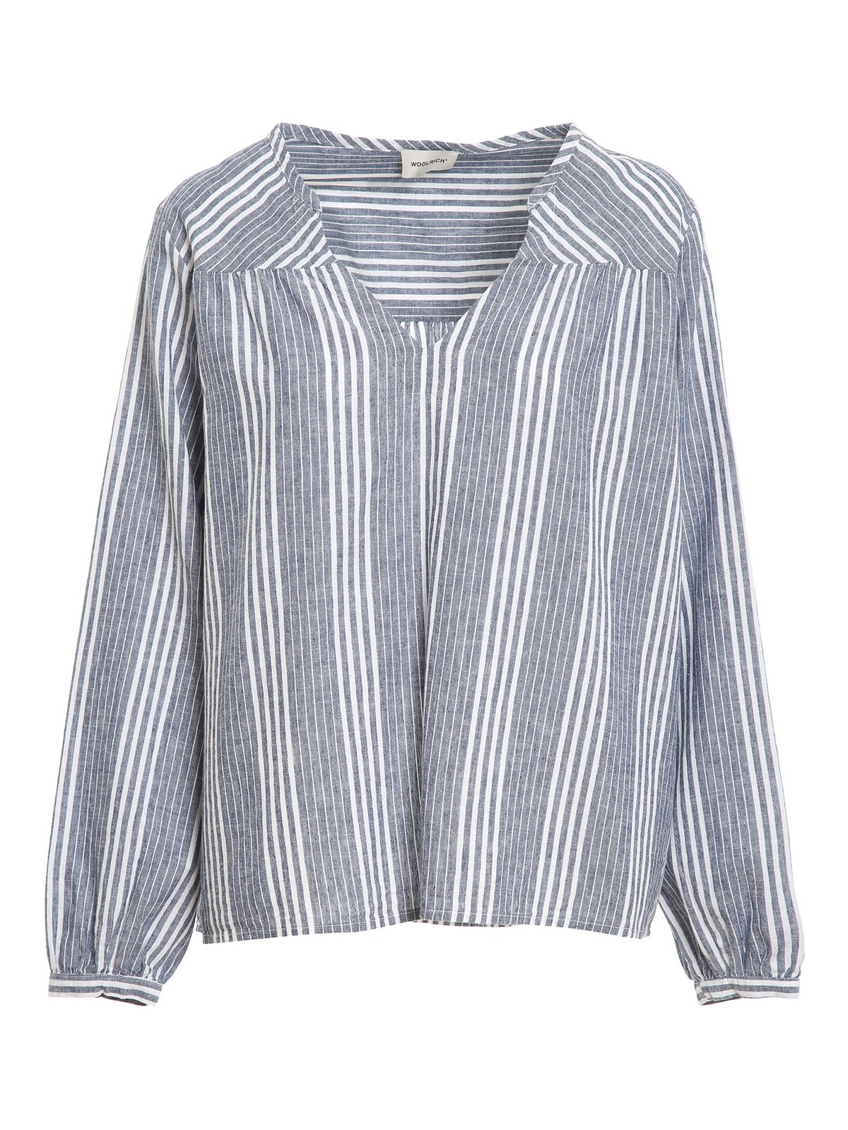 WOOLRICH LONG SLEEVED STRIPED BLOUSE